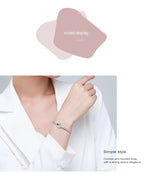 S925 Silver Bracelet High-grade Round Diamond