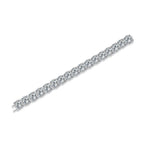 Half Summer Splendor - Luxurious And Fashionable Light Luxury Jewelry Silver Bracelet With Top-quality Moissanite, S925 Silver Plated Platinum. NP Collection