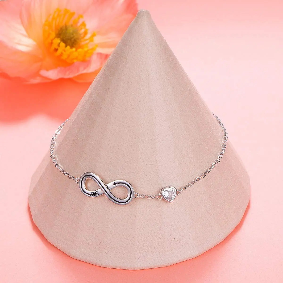 925 Sterling Silver Anklet Adjustable 