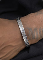 925 Sterling Silver Graffiti Bracelet