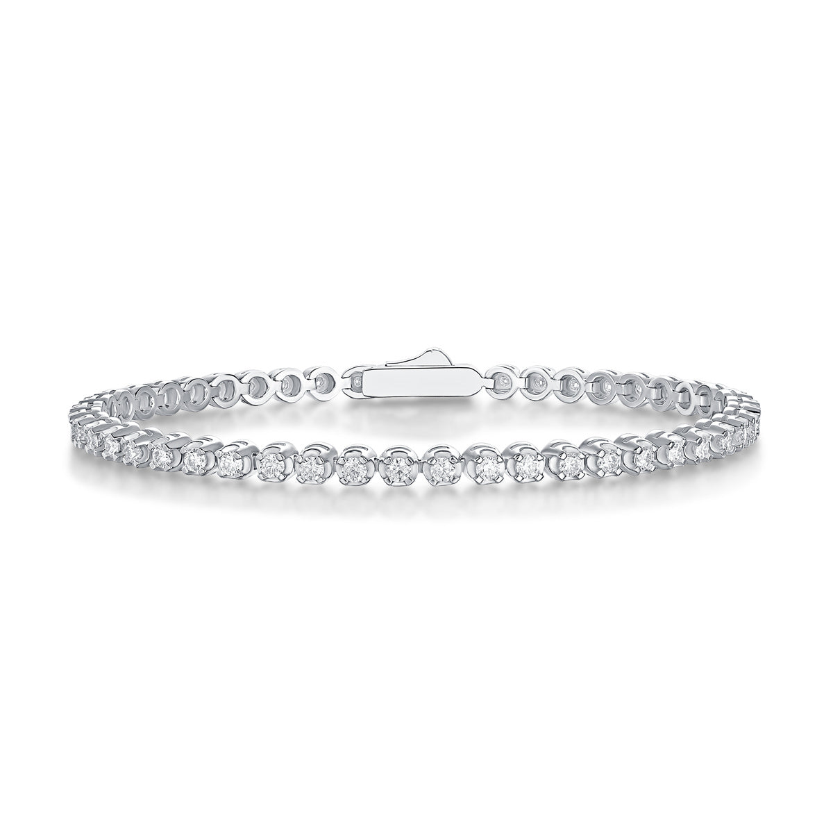 Starlight Mosan Diamond S925 Silver Bracelet