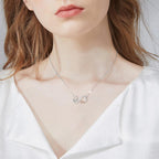 Horse Infinity Love Necklace Sterling Silver