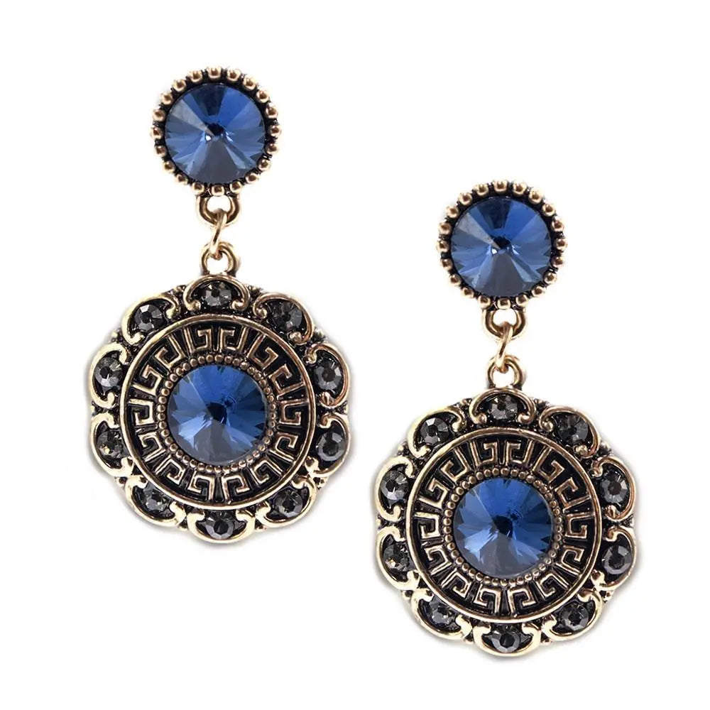 Sapphire Spark Drop Earrings NP Colletion
