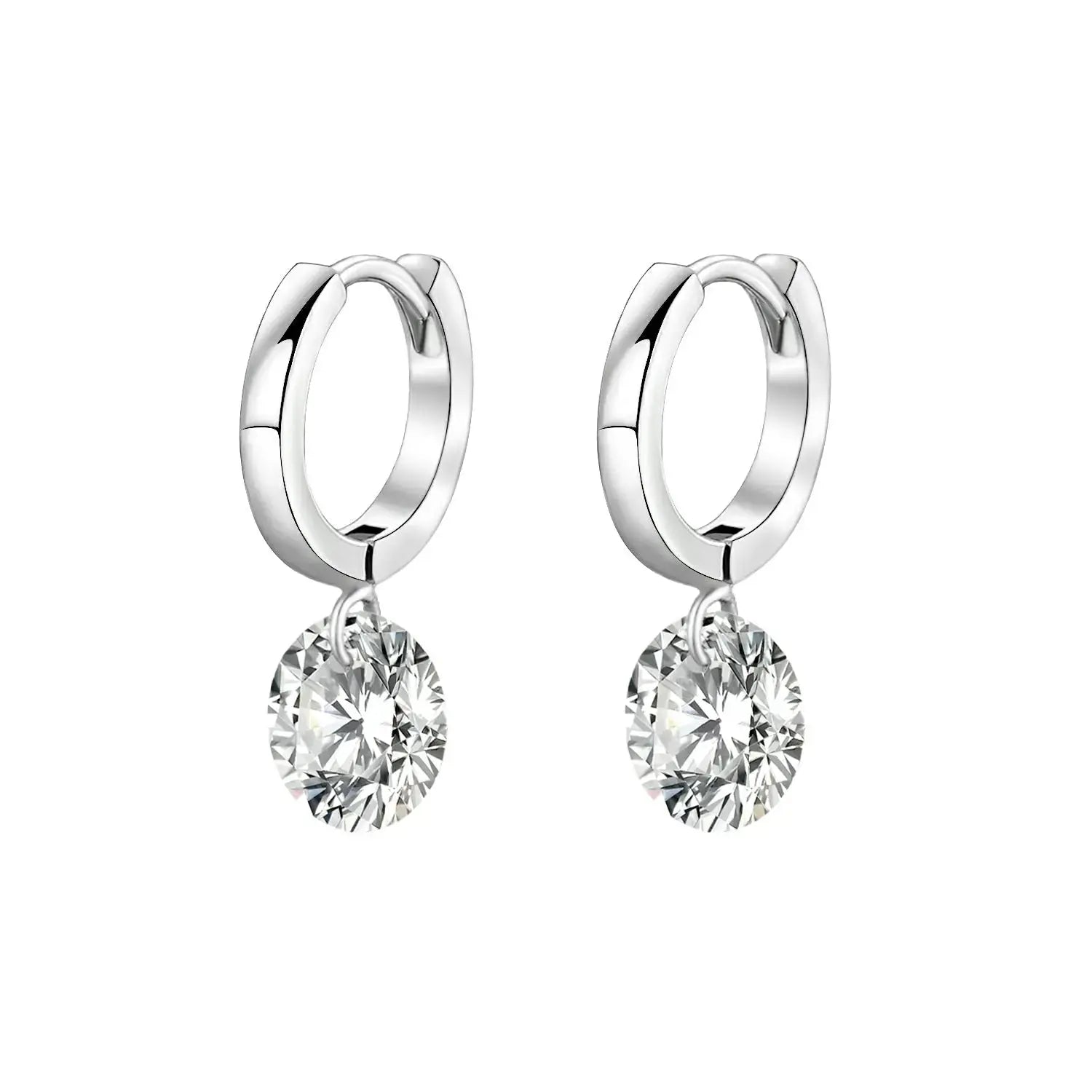 Top-quality Moissanite Luxury And Fashionable Light Luxury Jewelry Silver Stud Earrings S925 Silver Plated Platinum NP Collection