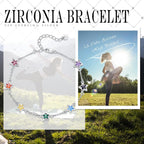 Sterling Silver Multicolor Bracelet 