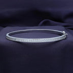 3.3MM Bangle Classic Tennis Bracelet 18K Gold Plated 1.00 CT