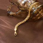14K Gold Braided Bracelet
