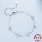 Simple Love S925 Sterling Silver Bracelet