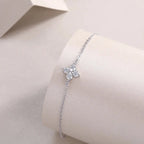 Eternal Ring - Luxurious And Fashionable Light Luxury Jewelry Silver Bracelet Set With Top-quality Moissanite, S925 Silver Plated Platinum NP Collection