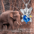 Elephant Urn Necklaces Sterling Silver