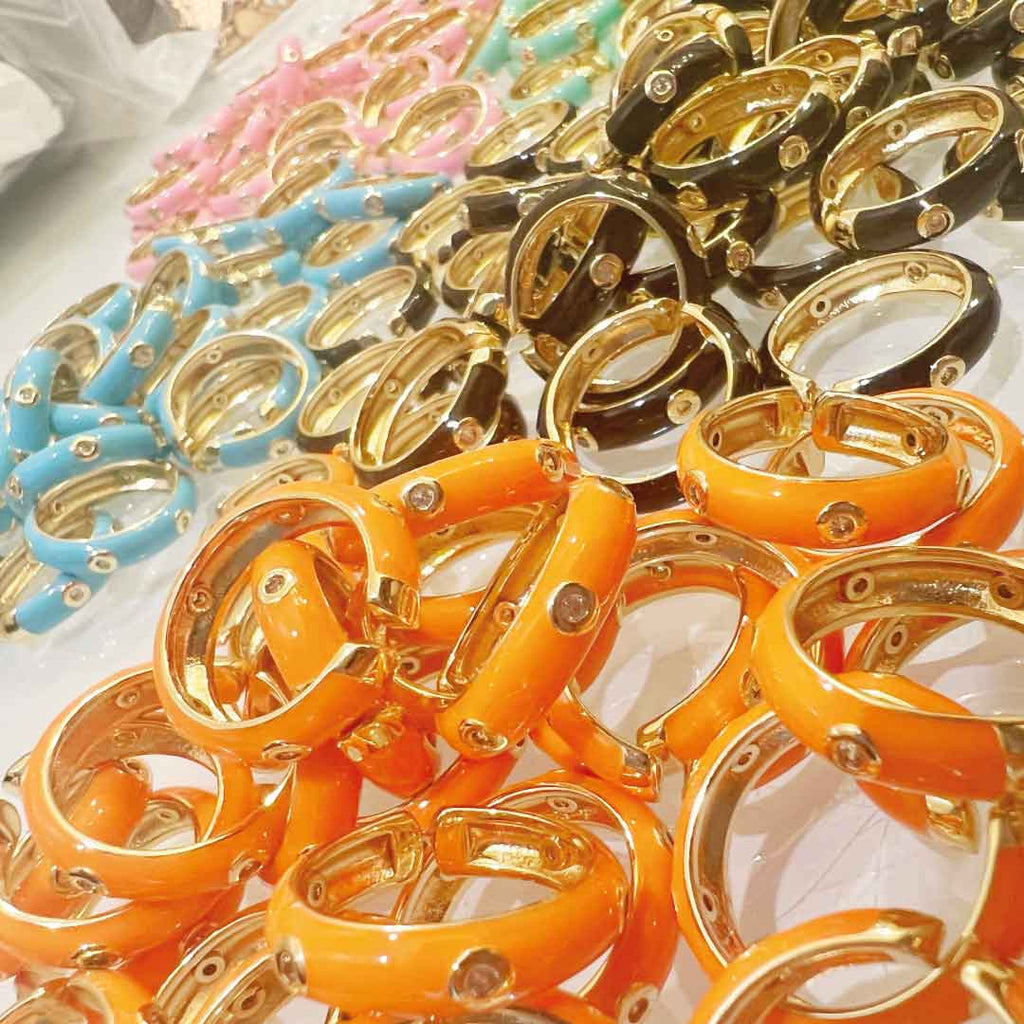 Stackable Enamel Band NP Colletion