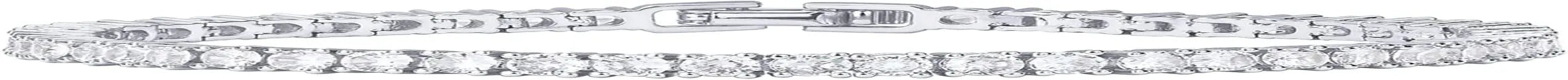 14K Gold Plated 3Mm Cubic Zirconia Classic Tennis Bracelet 