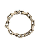 Thick Antique Bronze Titanium Steel Bracelet