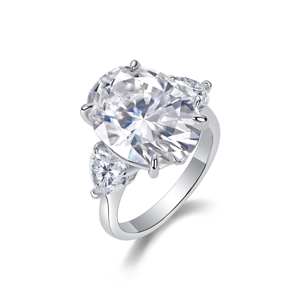 Soul Resonance - Moissanite S925 Sterling Silver And Platinum-plated Diamond