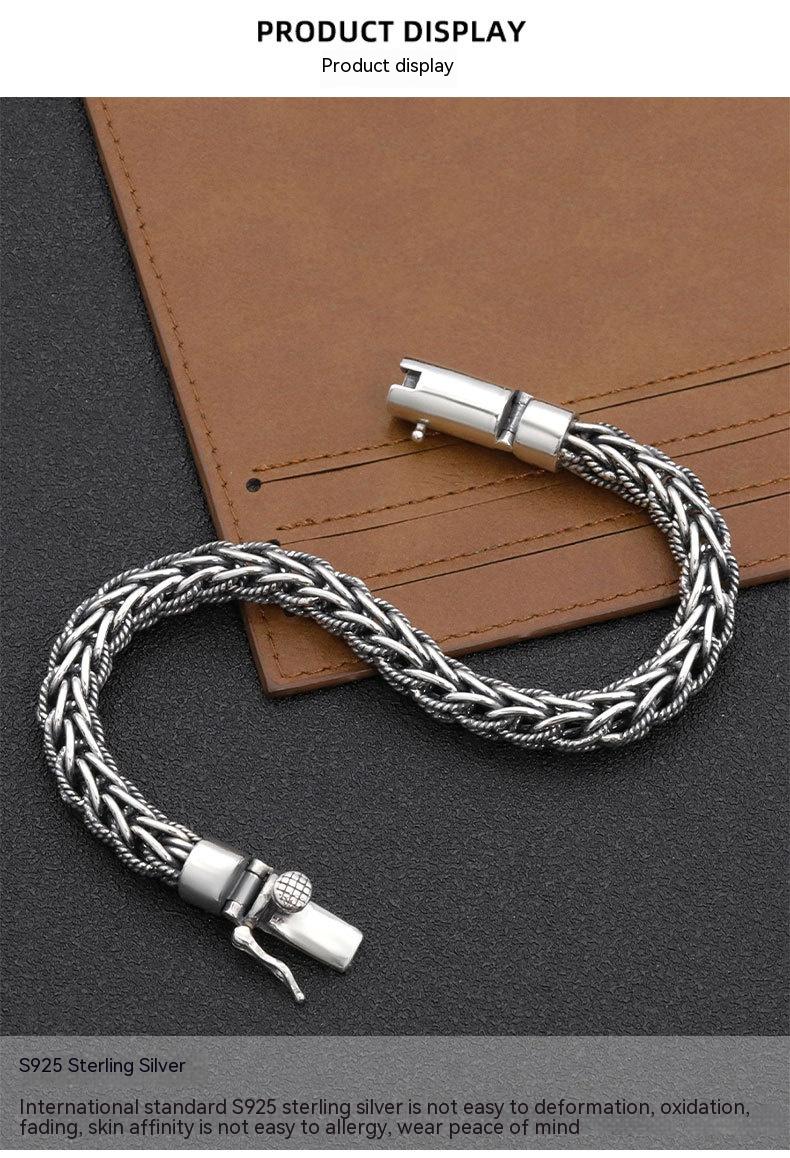 Hand-Woven Thick Keel Bracelet
