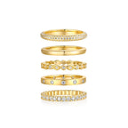 Morning Light Gold Ring - Set With Top-quality Moissanite S925 Silver And Gold-plated Diamond
