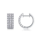 Moissanite Luxury & Fashionable Light Luxury Silver Stud Earrings – S925 Platinum Plated - N&P Colletion