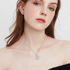 Pearl Necklace 925 Sterling Silver Pendant Necklace
