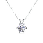 Romantic Mark -  Diamond Jewelry Pendant with 2-Carat Moissanite S925 Sterling Silver 
