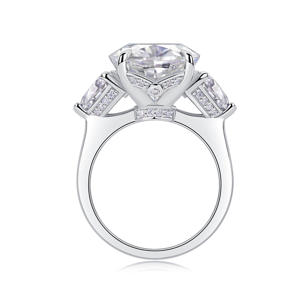 Soul Resonance - Moissanite S925 Sterling Silver And Platinum-plated Diamond