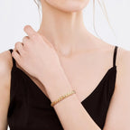 14K Gold Braided Bracelet
