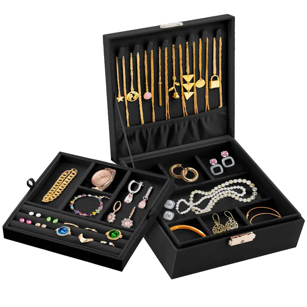 Prestige & Fancy 2 Layer Woman Jewelry Box