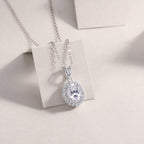Infinite - Moissanite S925 Sterling Silver And Platinum Plating Pendant