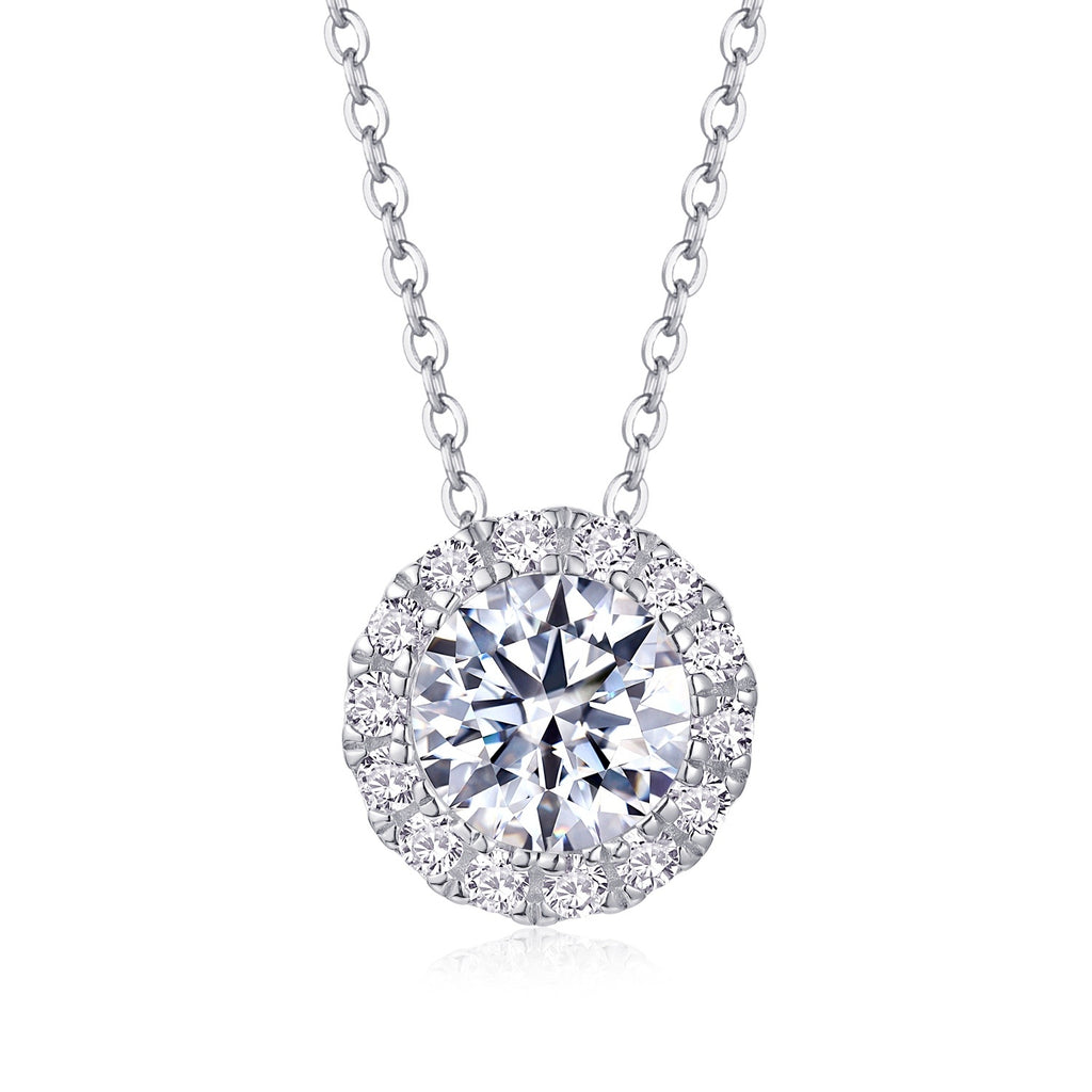 Legend Of The Starry Night - 2-carat Moissanite S925 Sterling Silver And Platinum Plating Pendant