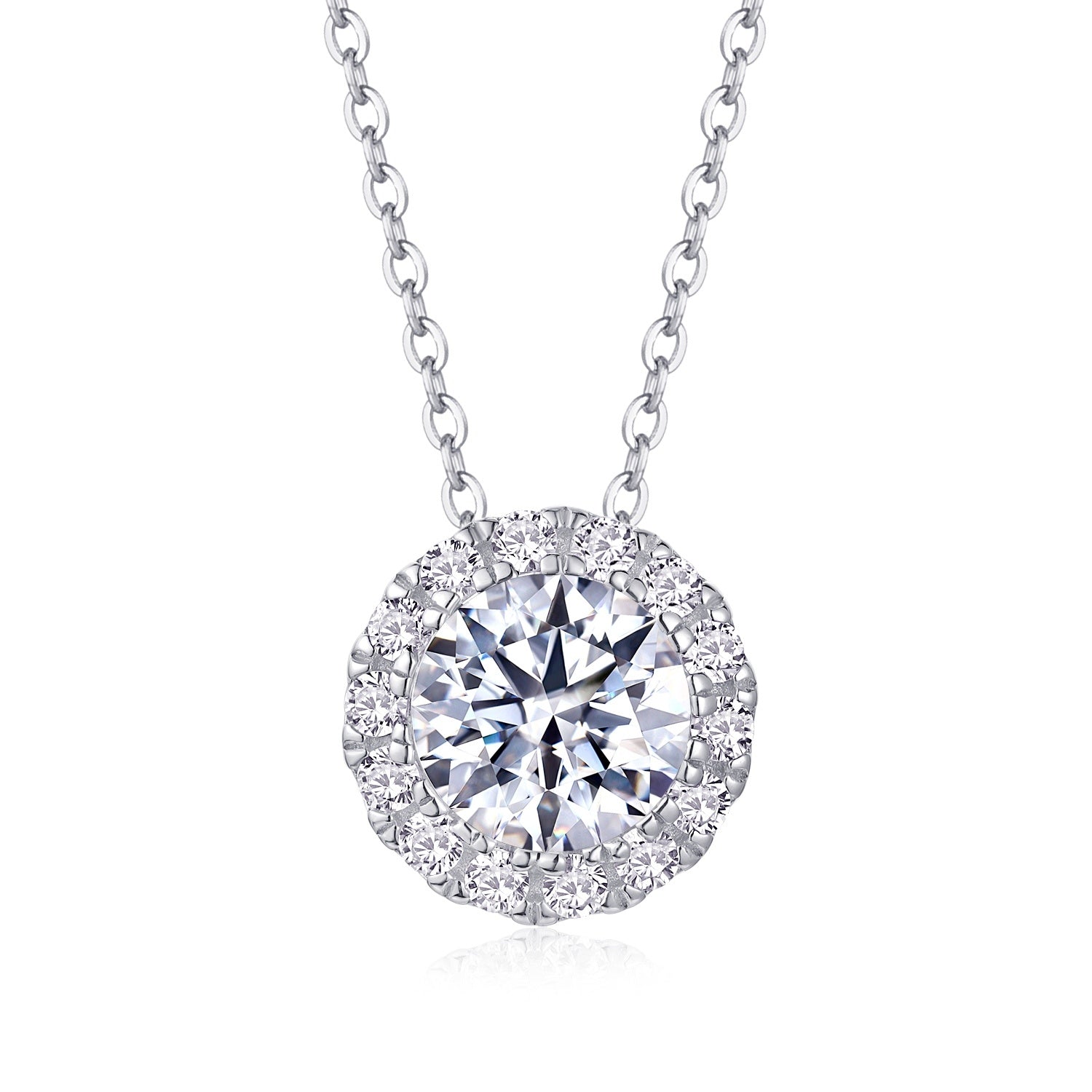 Legend Of The Starry Night - 2-carat Moissanite S925 Sterling Silver And Platinum Plating Pendant