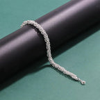 925 Sterling Silver Byzantine Bracelet