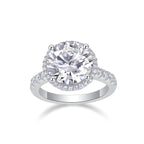 1Starry Sky Jewelry Piece Set with 5-Carat Moissan Diamond S925 Sterling Silver and Platinum-Plated Diamond 