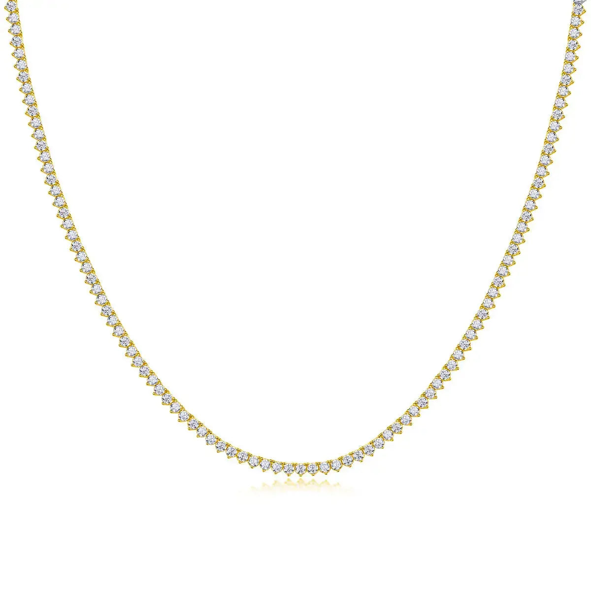 Solitude - A Luxurious And Fashionable Light Luxury Jewelry Necklace Pendant Set With Top-quality Moissanite, S925 Silver-plated Platinum NP Collection