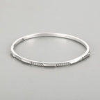 S925 Silver Bracelet Korean-style Micro-inlaid Bracelet Light Luxury
