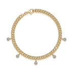 Moissanite S925 Gold-Plated Silver Bracelet – Luxurious Light Luxury Trend Jewelry NP Collection
