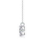 Round And Smooth - 2-carat Moissan Diamonds, S925 Sterling Silver And Platinum-plated Pendant