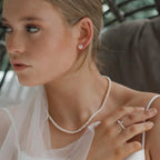 Halo Earrings for Women, 925 Sterling Silver 