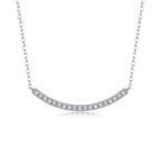Joy - Moissanite S925 Sterling Silver And Platinum Plating Necklace