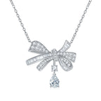 Butterfly - Moissanite S925 Sterling Silver And Platinum Plating Pendant
