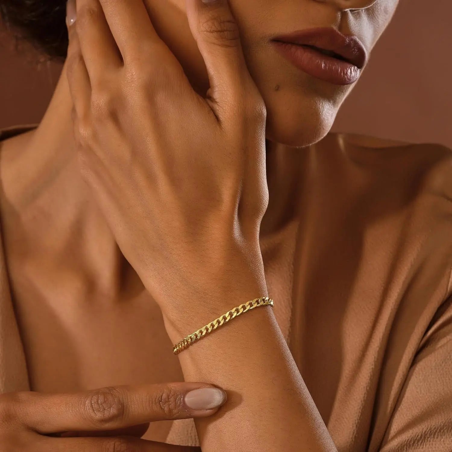 5Mm 14K Gold Cuban Bracelet 
