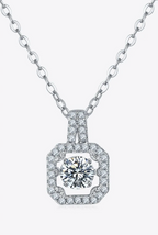 Adored Moissanite 925 Sterling Silver Necklace