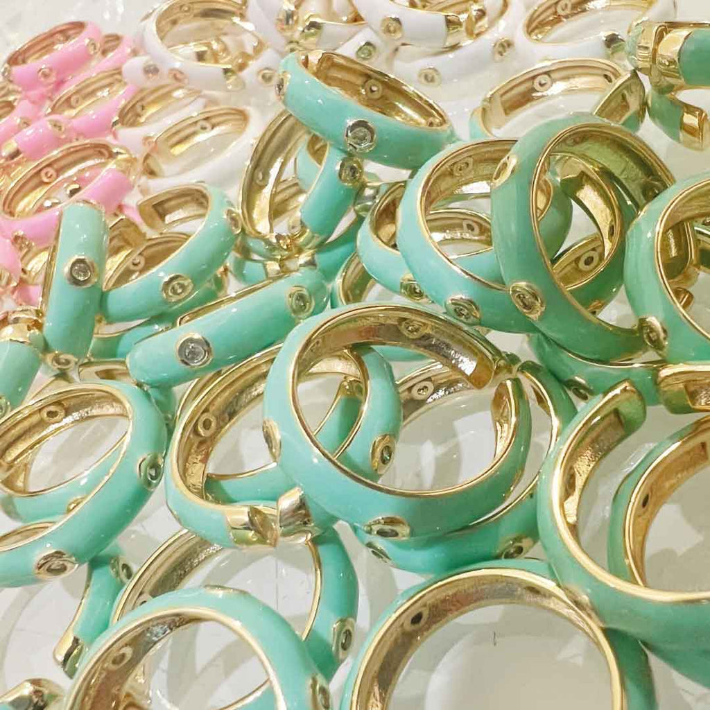 Stackable Enamel Band NP Colletion