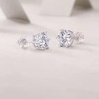 Years Quiet - Diamond Earrings Stud Moissanite Diamond Silver Jewelry