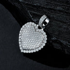 A Luxurious And Fashionable Minimalist Jewelry Pendant Necklace With Top-quality Moissanite, Made Of S925 Silver Electroplated With Platinum. - N&P Colletion