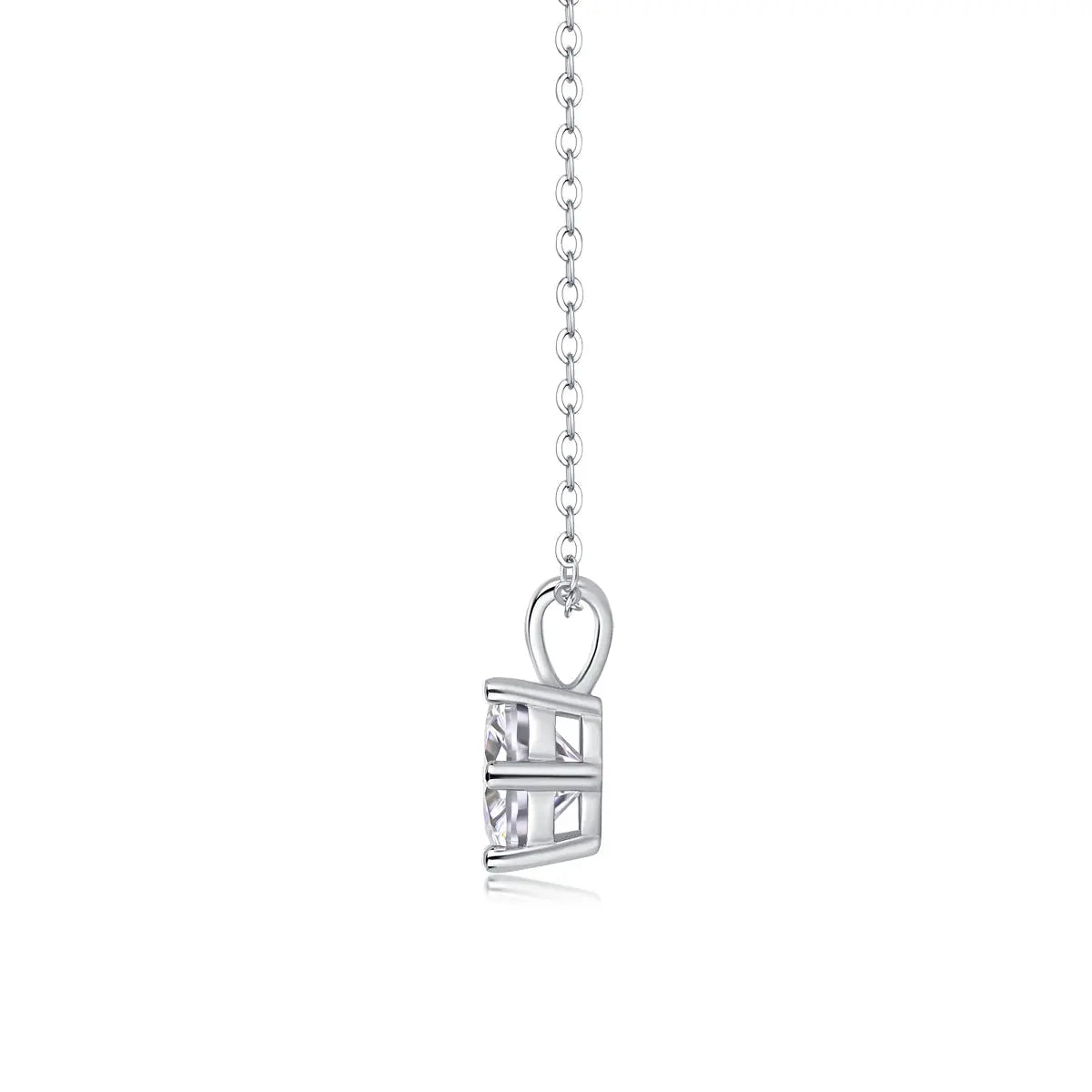 Romantic Mark -  Diamond Jewelry Pendant with 2-Carat Moissanite S925 Sterling Silver 