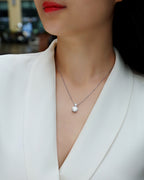 Jazz Manor - 3-carat Moissanite S925 Sterling Silver And Platinum-plated Pendant