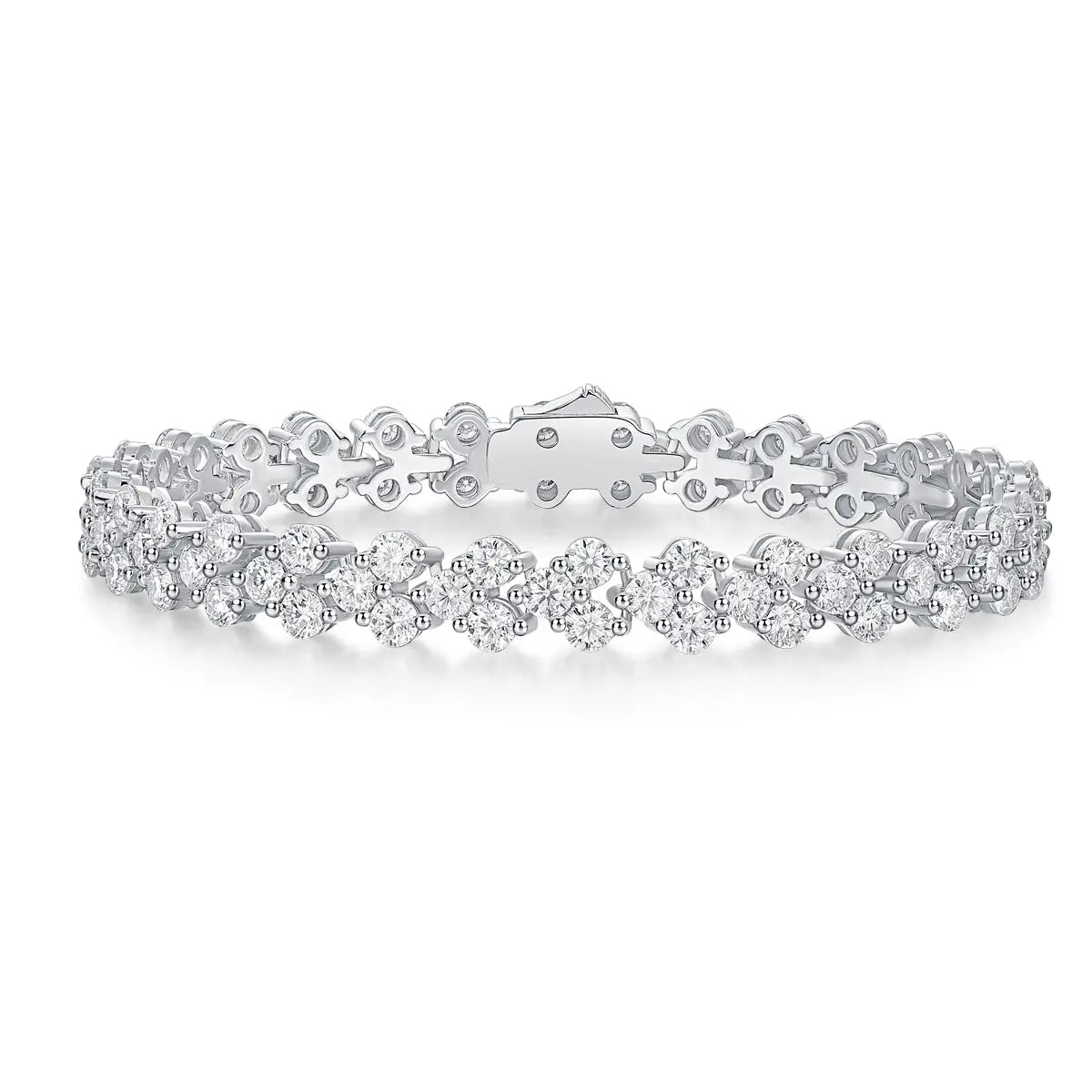 Canon – Fashionable Light Luxury Moissanite S925 Silver-Plated Platinum Bracelet  NP Collection