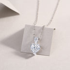 The Beloved Of The Heart - Moissanite S925 Sterling Silver And Platinum Plating Pendant