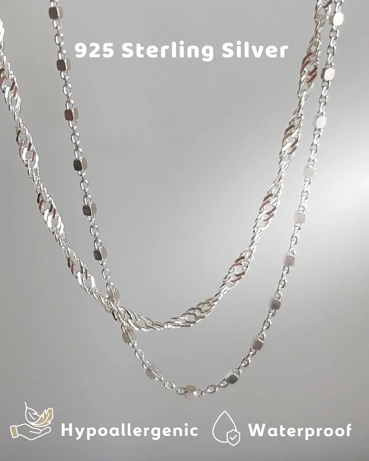 Double Stranded Sterling Silver Bracelet