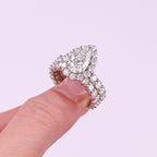 Devoted Dew - Moissanite S925 Sterling Silver And Platinum-plated Diamond Ring