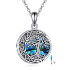 Tree of Life Urn Necklaces for Ashes Sterling Silver